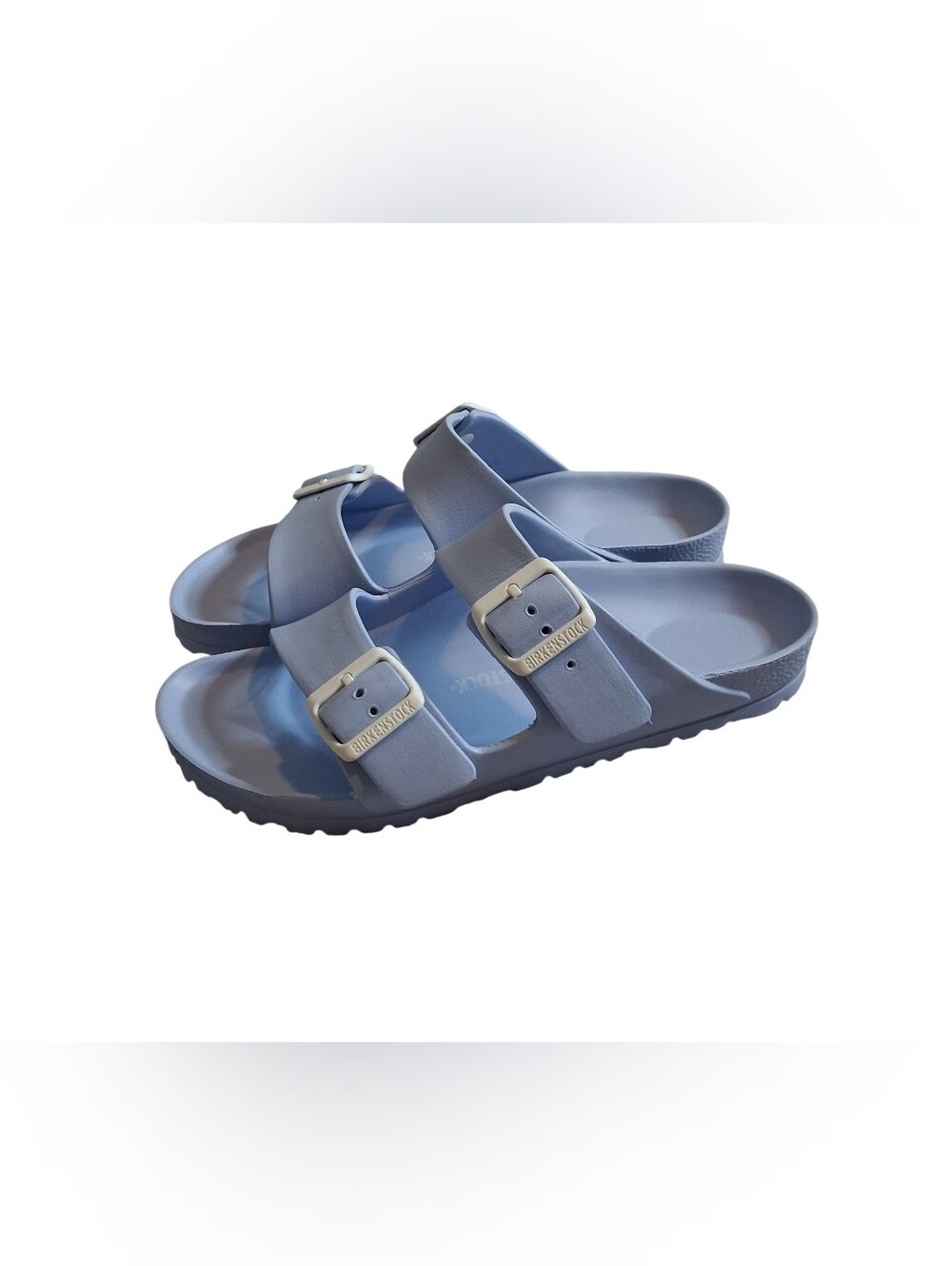 Birkenstock Arizona Eva EU Size 39 US 8-8.5 Dusty Blue Buckle Minimalist